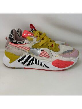 Puma RS-X Unexpected Mix Zebra Athletic Shoes Multicolor Women’s Size 9